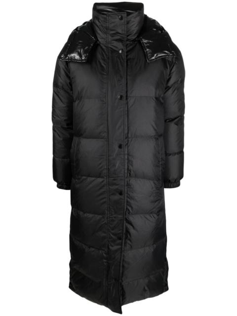 Yves Salomon high-neck padded coat