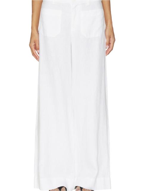 SANCTUARY The Linen Marine Wide Leg Pant