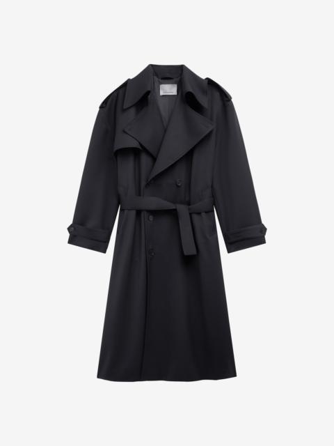 The Frankie Shop Dursley Tailored Trench Coat - Black