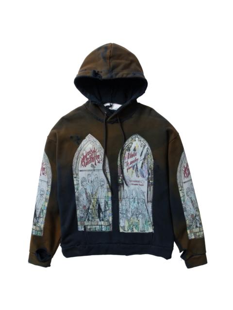 WHO DECIDES WAR MOTLEY HOODED PULLOVER