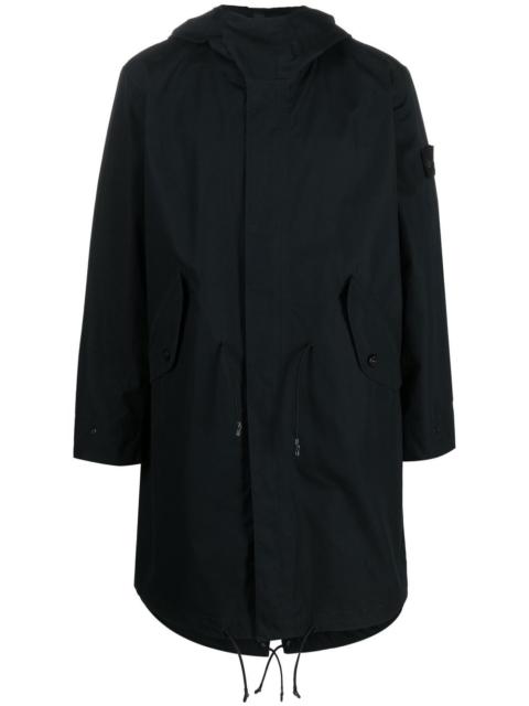 Stone Island Compass-patch long-sleeved coat