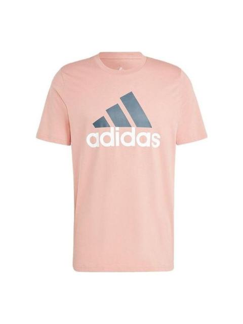 adidas Essentials Single Jersey Big Logo T-Shirt 'Pink' IJ8577