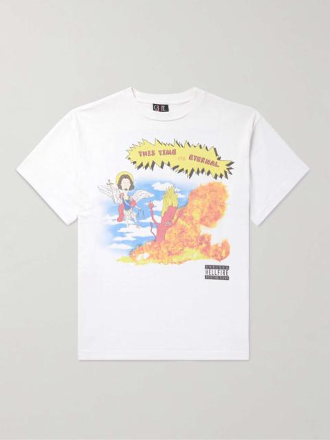 SAINT M×××××× Printed Cotton-Jersey T-Shirt