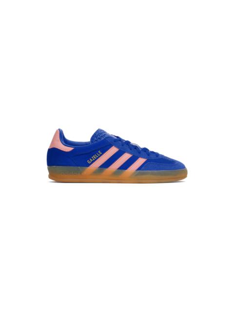 adidas Originals Blue & Pink Gazelle Indoor Sneakers