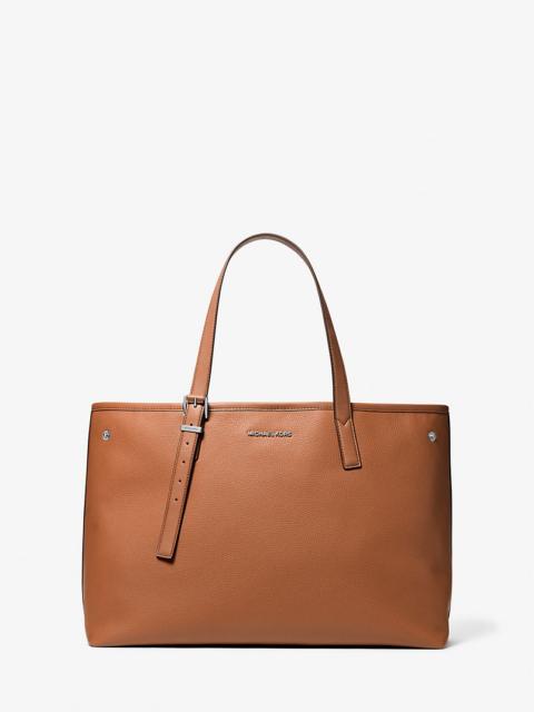 MICHAEL KORS Hudson Medium Pebbled Leather Everyday Tote Bag