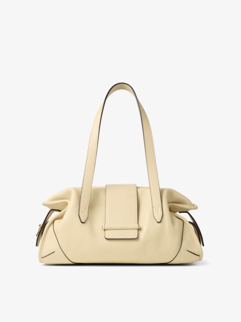 JIMMY CHOO Bar Holdall Medium Buttermilk Biker Leather Holdall Bag