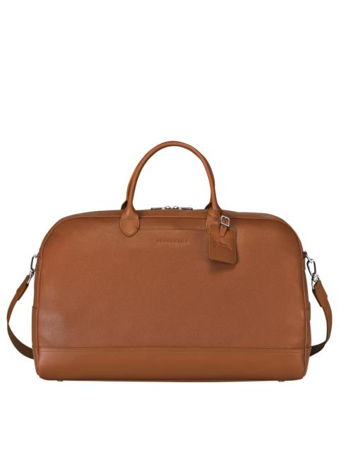 Le Foulonné M Travel bag Caramel - Leather