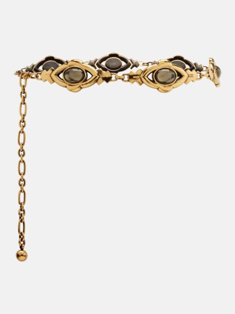 Etro Embellished chain belt
