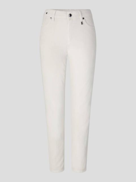 BOGNER JULIE 7/8 TROUSERS IN OFF-WHITE
