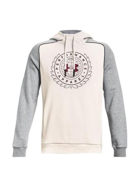Under Armour Under Armour Rival Varsity Fleece Hoodie 'Beige Grey' 1373831-112