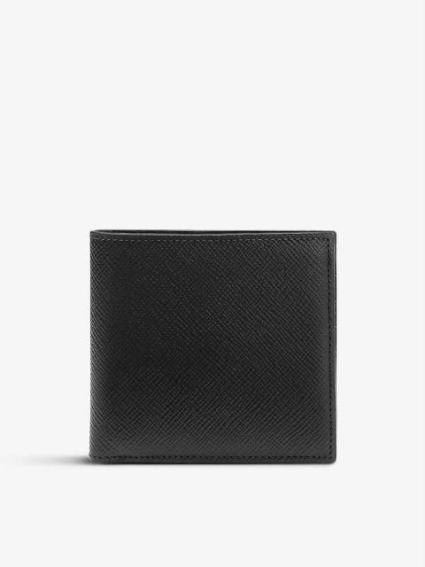 Smythson Panama grained leather wallet