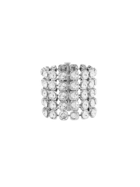 BALENCIAGA Women's 10pm Bracelet in Shiny Silver