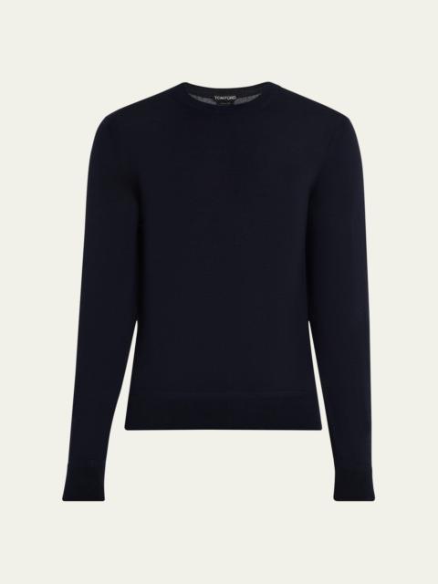 TOM FORD Men's Fine Gauge Wool Crewneck Sweater