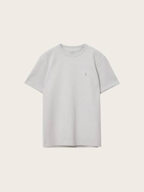 ALLSAINTS ELLIS WAFFLE TEXTURE CREW NECK T-SHIRT