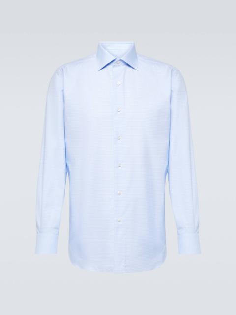 Cotton oxford shirt