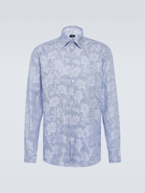 Floral paisley cotton shirt