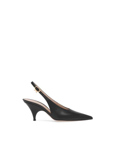 Gianvito Rossi pointed slingback pumps