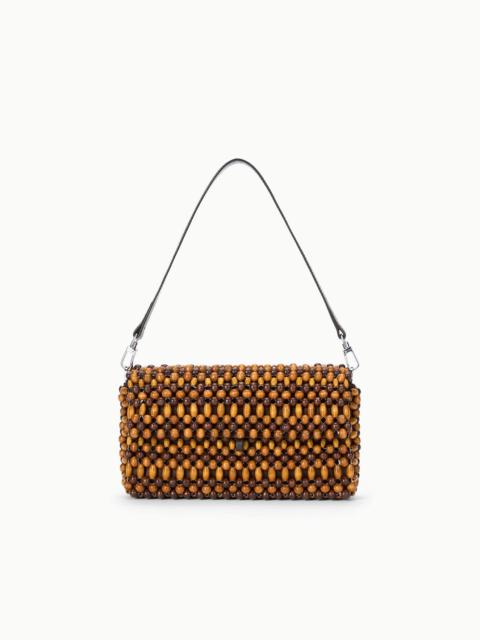 STAUD STAUD TIMMY CONVERTIBLE SHOULDER BAG MULTI WOOD BEADS