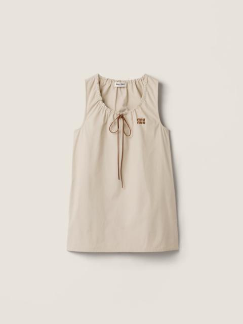 Miu Miu Panama cotton dress