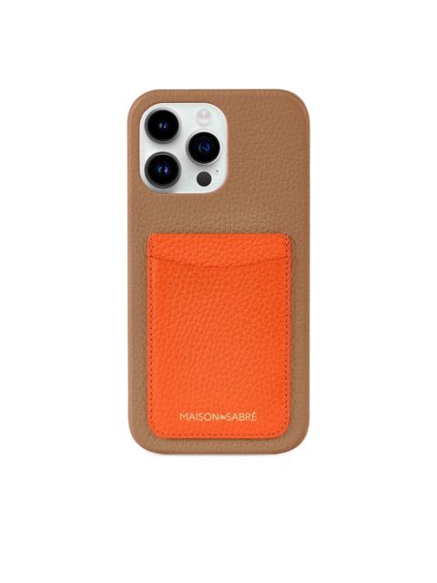 MAISON de SABRÉ card-slot iPhone 15 Pro Max case