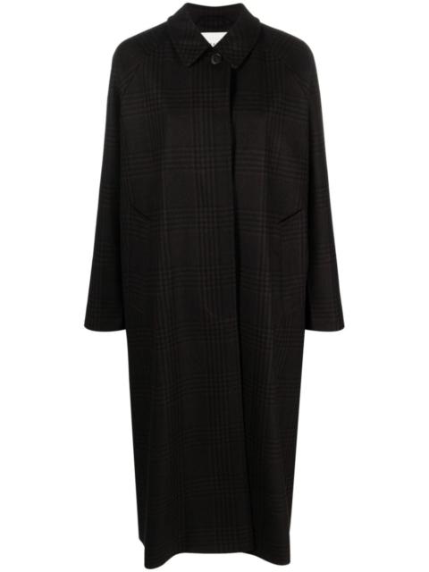 SKALL Mary check-print coat
