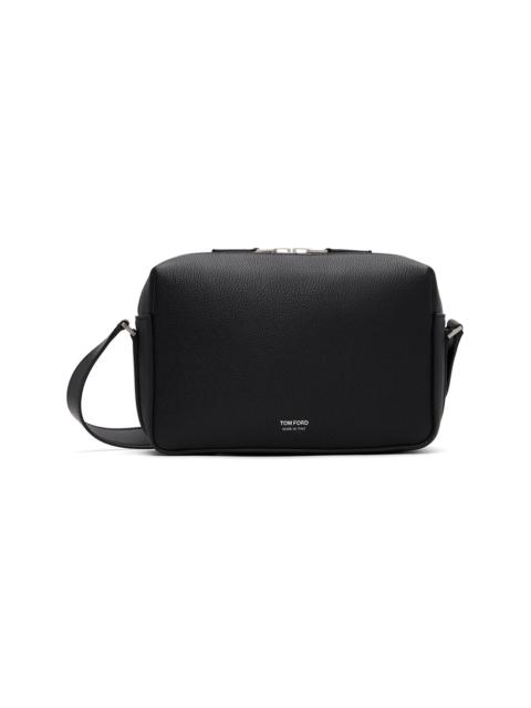 TOM FORD Black Grain & Soft Leather T-Line Camera Bag