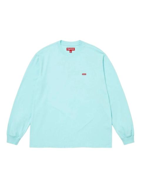 Supreme Supreme SS26 Small Box L/S T-Shirt 'Cyan' SUP-SS26-017-CYAN