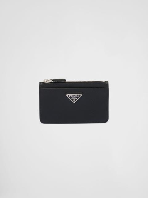 Saffiano leather card holder