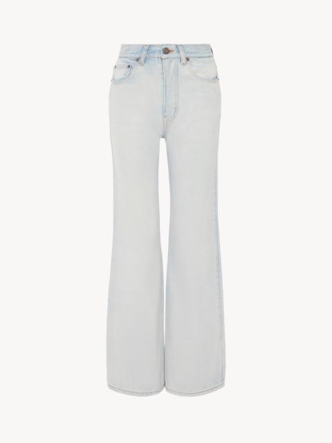 Chloé HIGH-RISE CROPPED JEANS IN DENIM