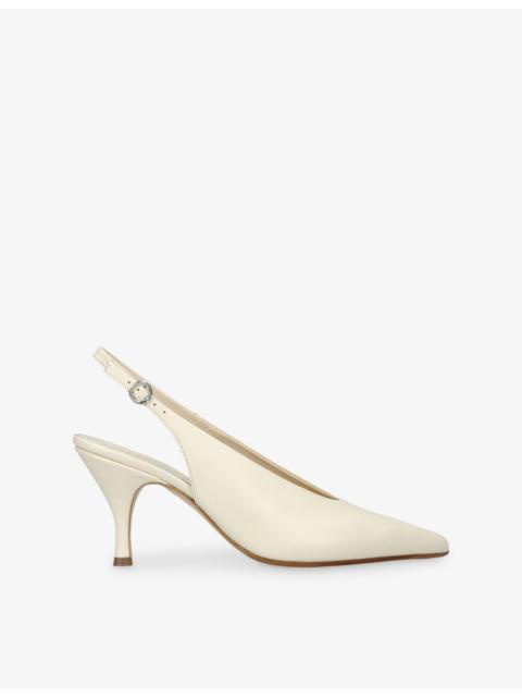 Aeyde Carla 75 Leather Pumps