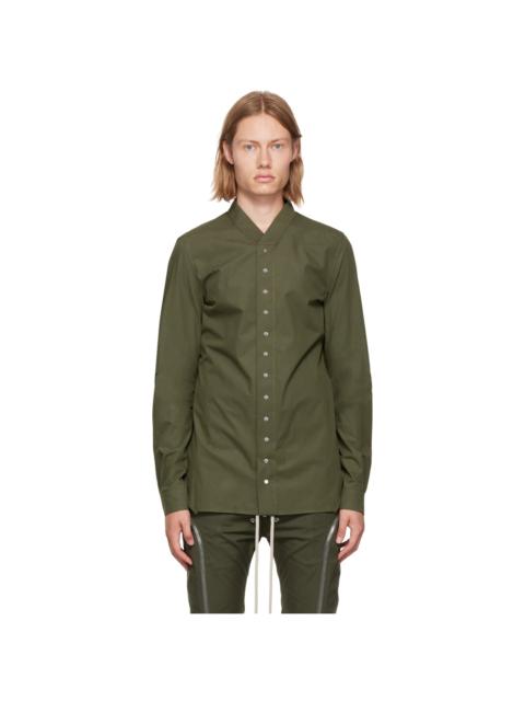 Rick Owens Khaki Faun Shirt