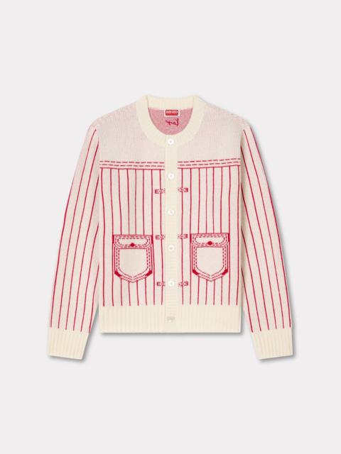 KENZO 'KENZO Trompe L'oeil' cardigan in cotton wool