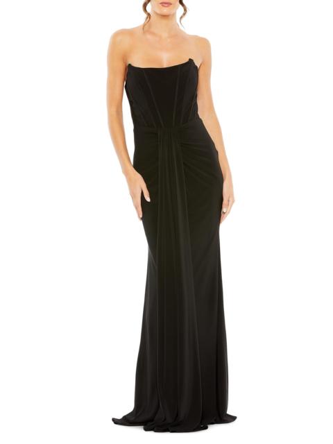 MAC DUGGAL Women's Ieena Strapless Jersey Gown - Black