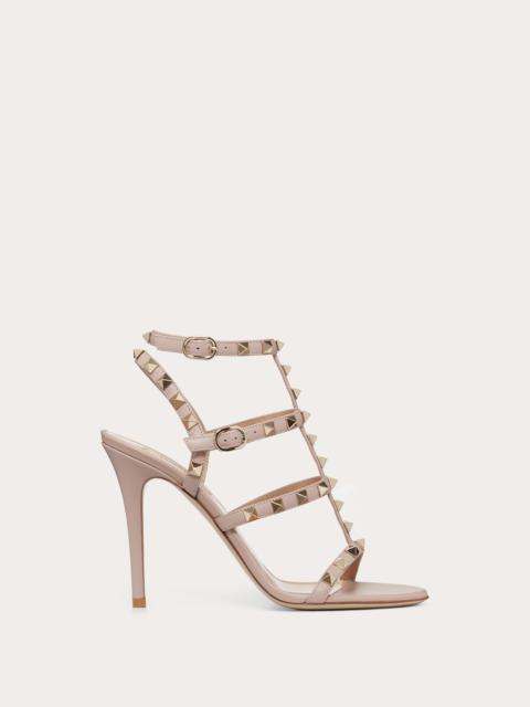 Valentino ROCKSTUD CALFSKIN ANKLE STRAP SANDAL 100 MM