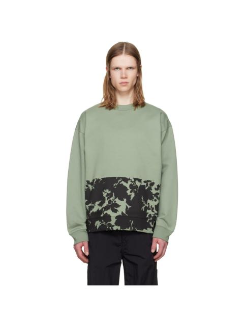 Dries Van Noten Green Floral Sweatshirt