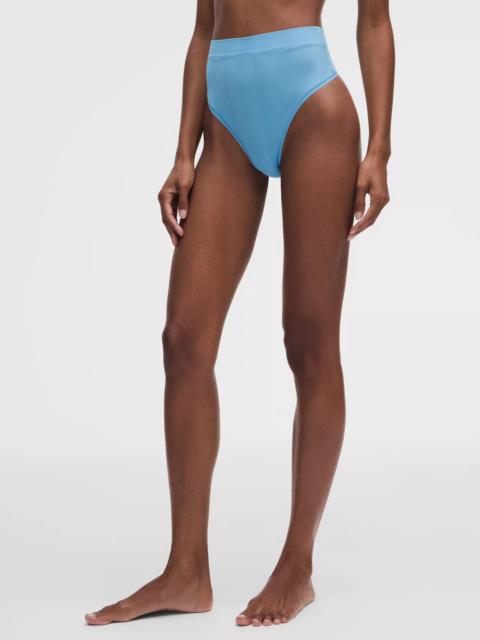 lululemon UnderEase High-Waist Ribbed Thong Underwear