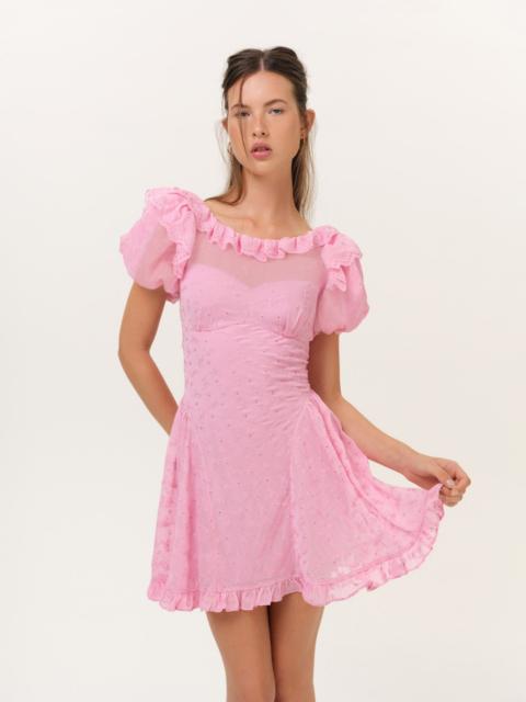 For Love & Lemons Hamptons Eyelet Mini Dress
