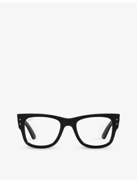 Ray-Ban RX0840V Mega Wayfarer square-frame propionate optical glasses