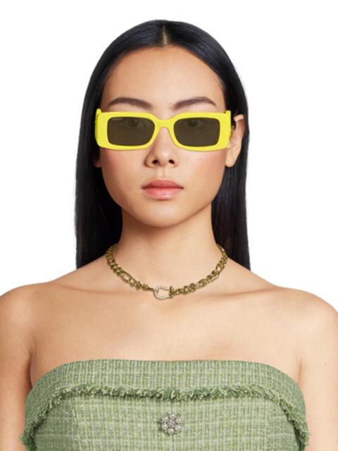 GUCCI Chaise Longue 54MM Rectangular Sunglasses