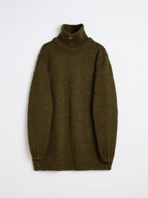 Polar Popover Olive Mega Alpaca Wool