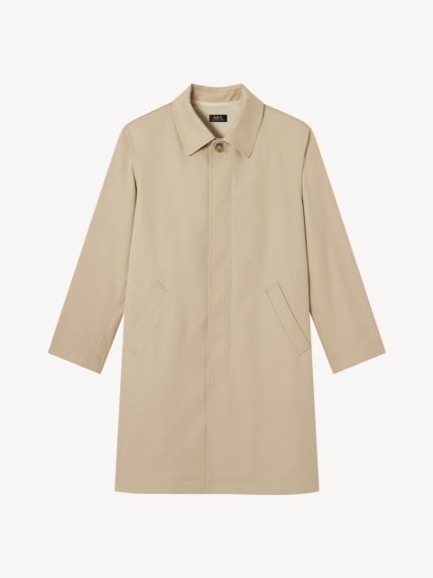 A.P.C. COTTON GABARDINE MAC