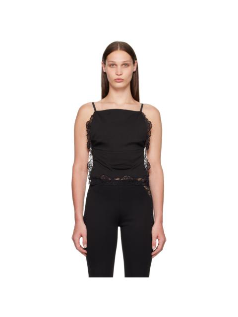 VAILLANT Black Square Neck Tank Top