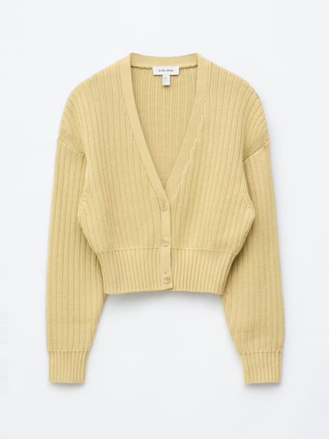 & Other Stories Rib-Knit Cotton Cardigan