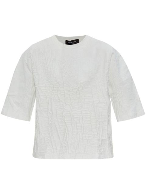 FABIANA FILIPPI cracked-effect T-shirt
