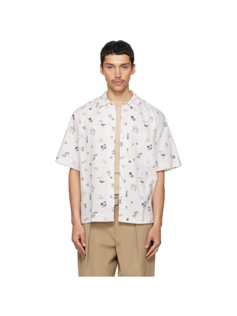Paul Smith Off-White S/S Casual Fit Shirt