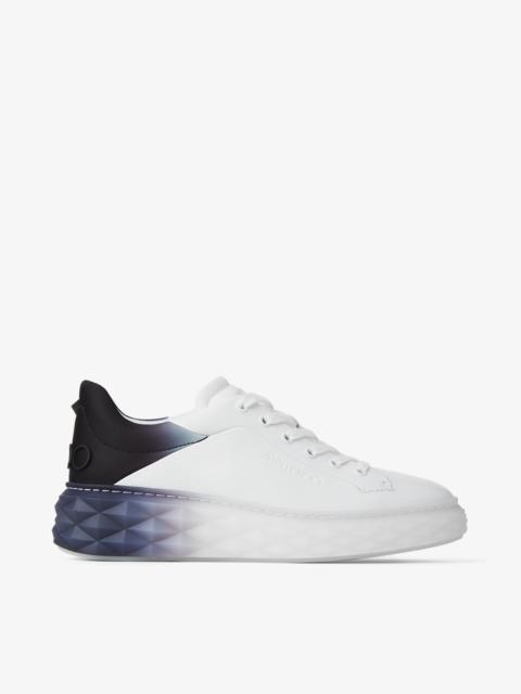Diamond Maxi/f Ii
White and Black Leather Trainers with Platform Sole