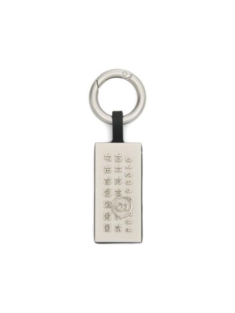 MM6 Maison Margiela Numeric tag keyring