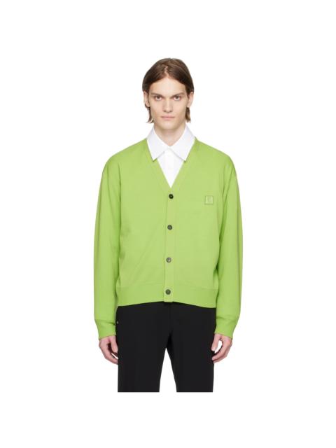 Wooyoungmi Green Embroidered Cardigan