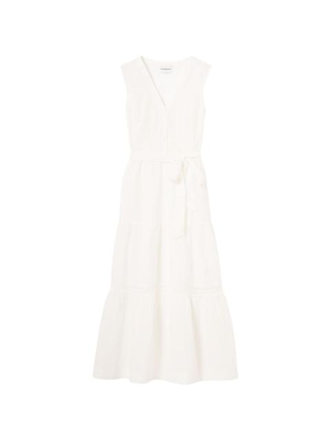 Claudie Pierlot lace-trim belted dress