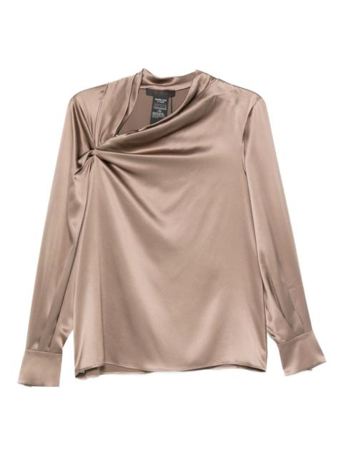 Max Mara silk-satin blouse